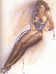 Awesome erotic fetish drawings with cool scenes with various bdsm art