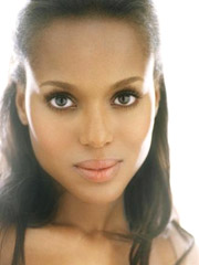 Breath-taking kerry washington in hot dresses in light shades